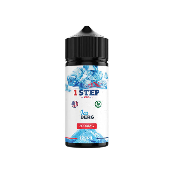 1 Step CBD 2000mg CBD E-liquid 120ml (BUY 1 GET 1 FREE)