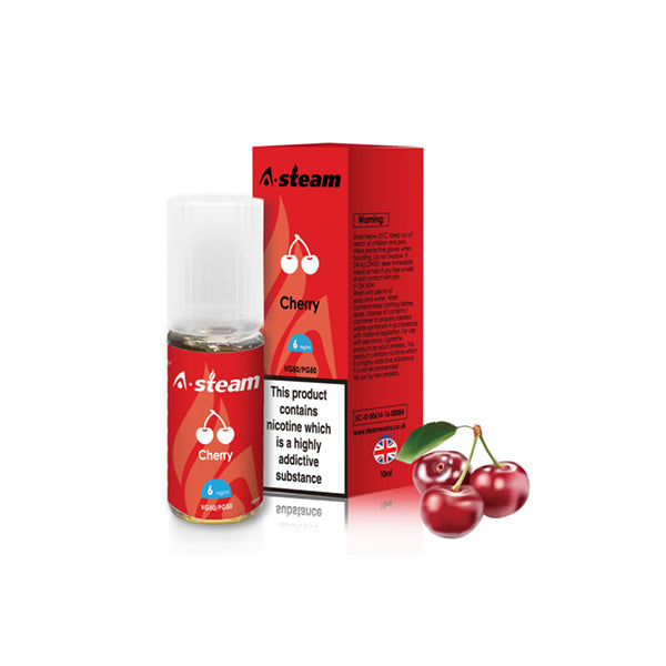 A-Steam Fruit Flavours 12MG 10ML (50VG/50PG)