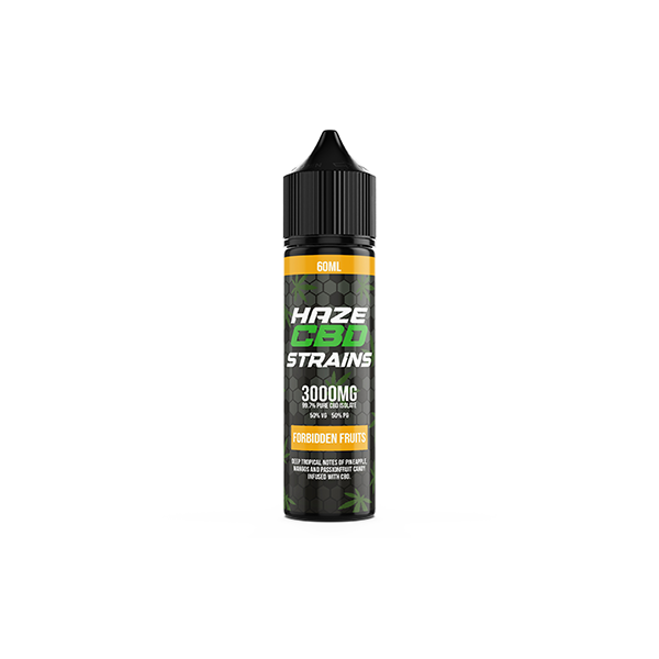 Haze CBD Strains 3000mg CBD E-Liquid 50ml Shortfill 0mg (50VG/50PG)