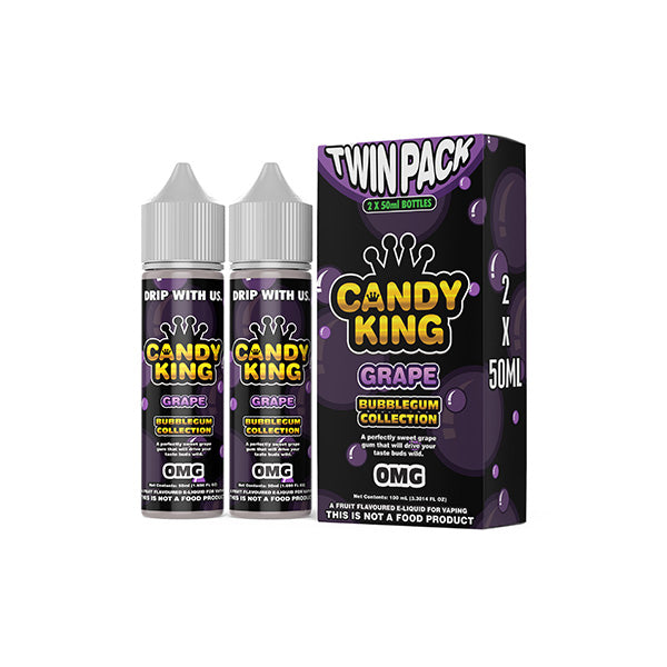 Candy King By Drip More 50ml Shortfill 0mg Twin Pack (70VG/30PG)