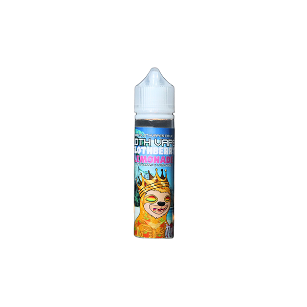 0mg Sloth Vapes 50ml Shortfill (70VG/30PG) (1 Free Nic Shot Per Shortfill)