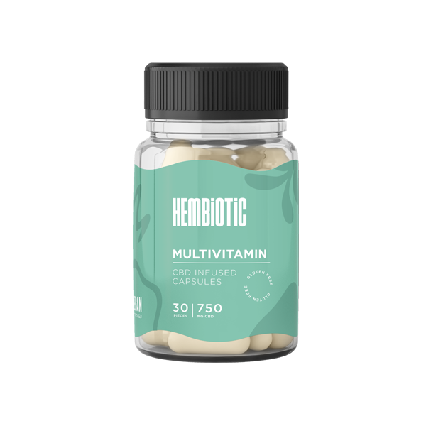 Hembiotic 750mg Functional CBD Capsules - 30 Caps