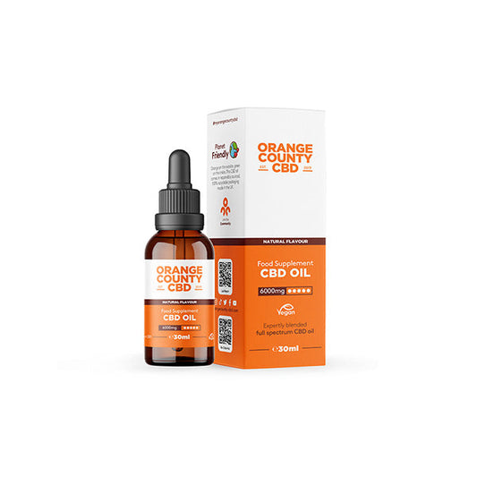 Orange County CBD 6000mg 30ml MCT Oil - Organic Coconut Oil