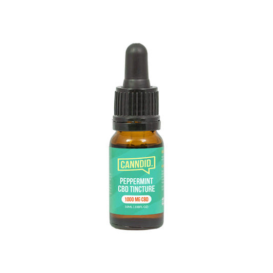 Canndid 1000mg CBD Tincture Oil 10ml - Peppermint