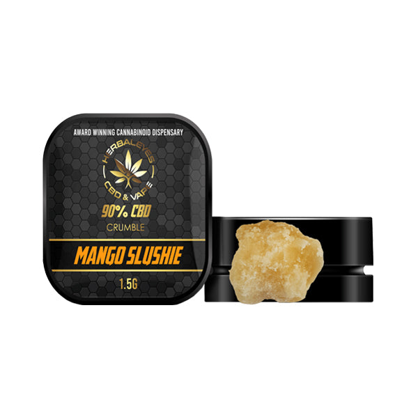 Herbaleyes 90% CBD Mango Slushie Dab Slabs - 1.5g