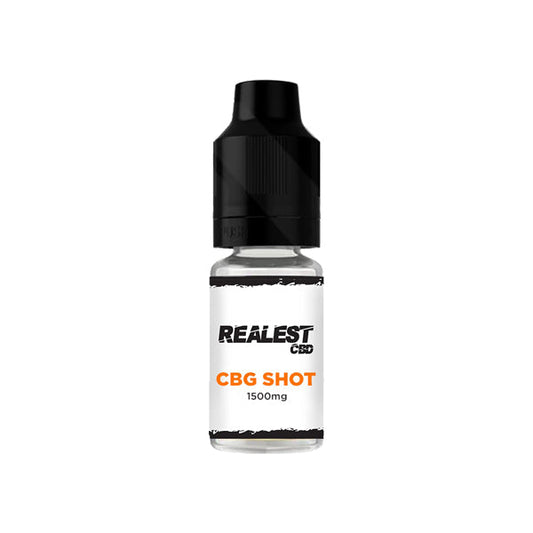 Realest CBD 1500mg CBG E-Liquid Booster Shot 10ml (BUY 1 GET 1 FREE)